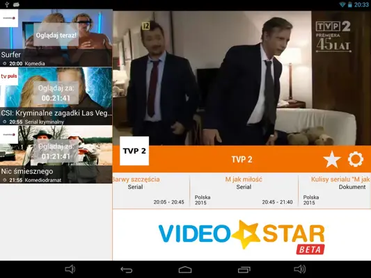 Videostar TV android App screenshot 1